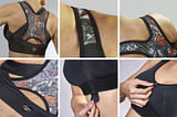 EKEEP B2 ACTIVE BRA REGGISENO POSTURALE SPORTIVO NERO/FUN 1