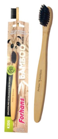 SPAZZOLINO ECOLOGICO FORHANS BAMBOO KIDS