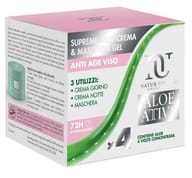 SUPREME ALOE CREMA & MASCHERA GEL X 4 ANTIAGE VISO ALOE ATTIVA 100 ML