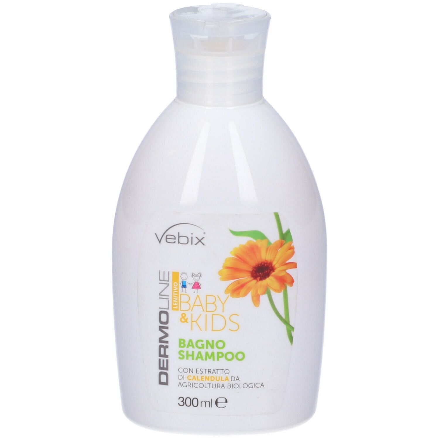 Vebix Dermoline Calendula Bagnoshampoo Kids 300 Ml