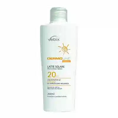 VEBIX DERMOLINE SOLARI LATTE SOLARE SPF 20 200 ML