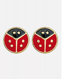 BJT720 ORECCHINI BABY LADYB GOLD PLATED