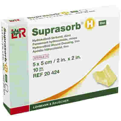 MEDICAZIONE STERILE IDROCOLLOIDALE TRASPARENTE SUPRASORB H 10X10 CM 10 PEZZI
