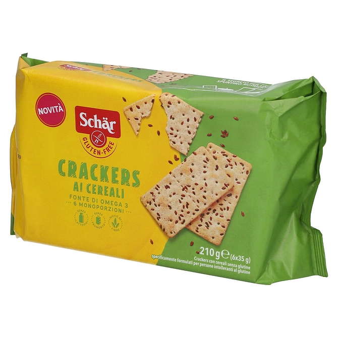 Schar Crackers Cereali Senza Lattosio 6 Monoporzioni Da 35 G