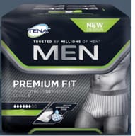 MUTANDINA ASSORBENTE MASCHILE TENA MEN PREMIUM FIT LIVELLO 4 S/M 10 PEZZI