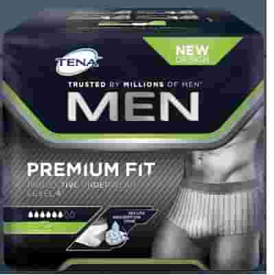 MUTANDINA ASSORBENTE MASCHILE TENA MEN PREMIUM FIT LIVELLO 4 S/M 10 PEZZI