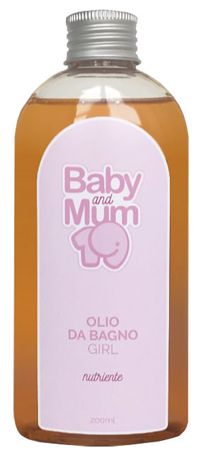 Babyandmum Olio Bagno Girl 200 Ml