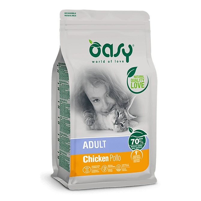 Oasy Dry Cat Adult Chicken 1,5 Kg New Pack