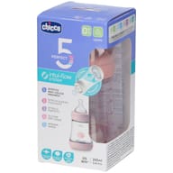 CHICCO BIBERON PERFECT 5 GIRL 150 ML IN SILICONE 1 FORO