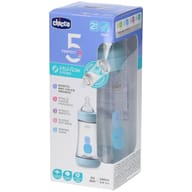 CHICCO BIBERON PERFECT 5 BOY 240 ML IN SILICONE 2 FORI