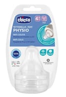 CHICCO TETTARELLA PERFECT 5 4M IN SILICONE 3 FORI 2 PEZZI