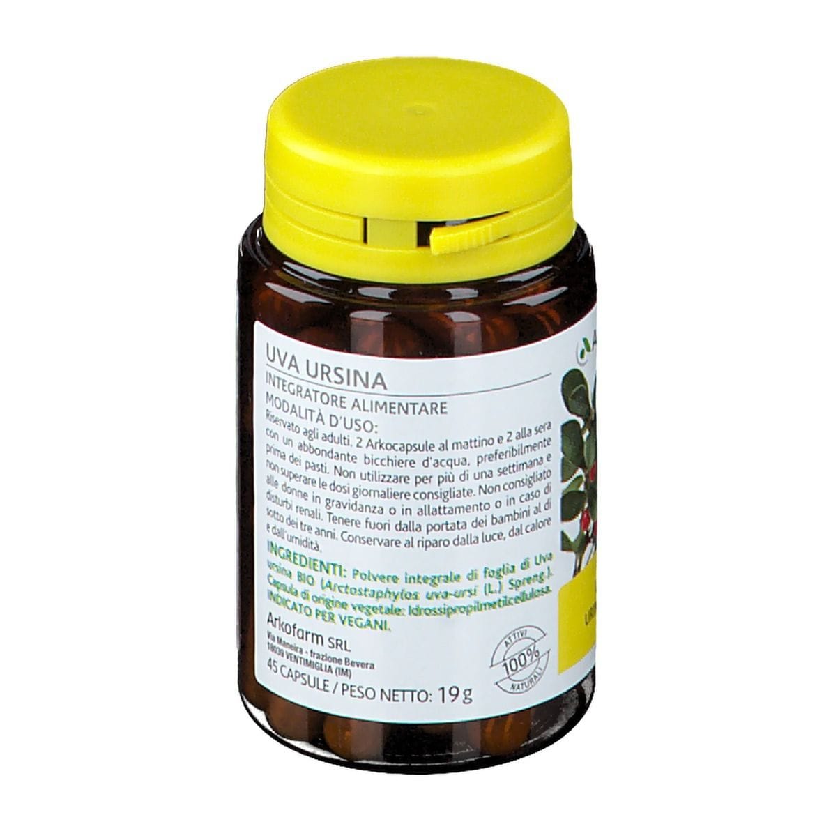 ARKO CAPSULE UVA URSINA BIO 45 CAPSULE 1400 MG