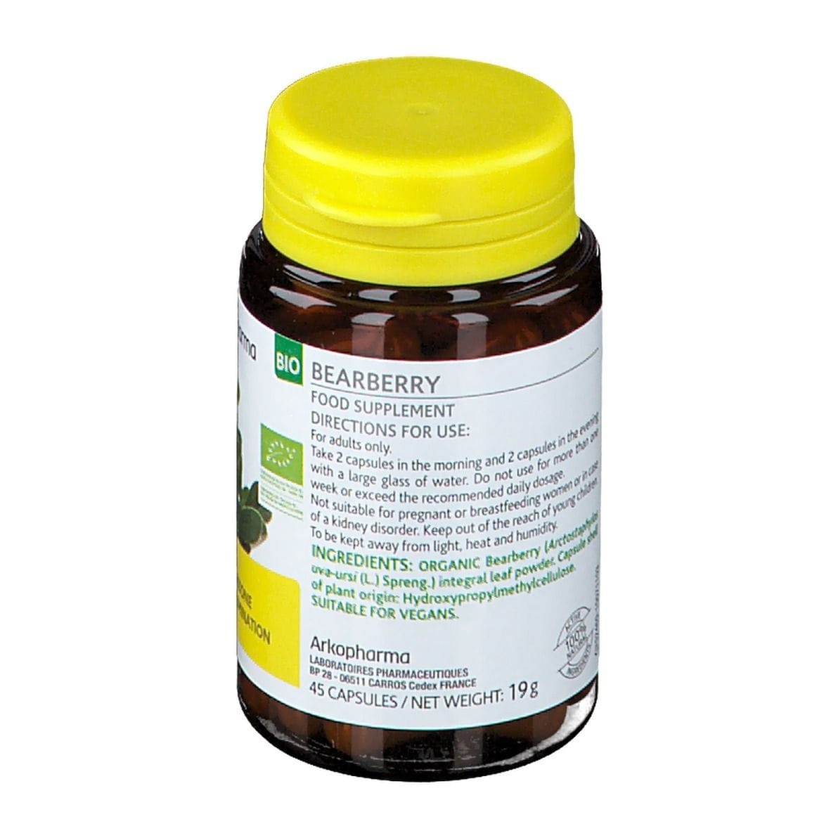 ARKO CAPSULE UVA URSINA BIO 45 CAPSULE 1400 MG