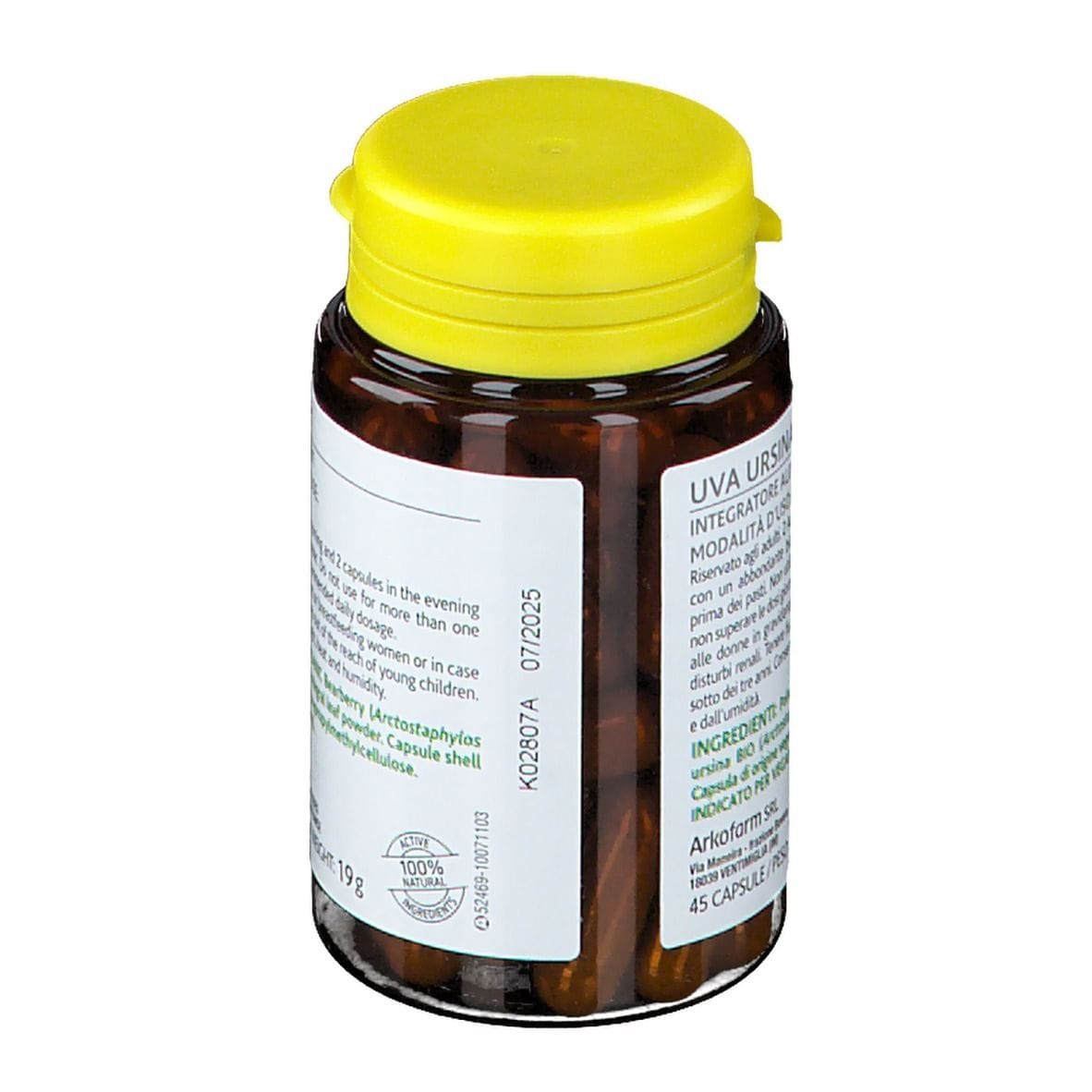 ARKO CAPSULE UVA URSINA BIO 45 CAPSULE 1400 MG