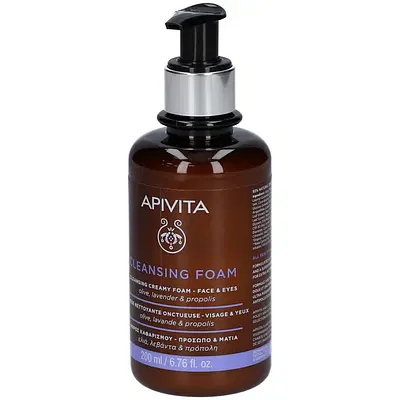 APIVITA FACE&EYE FOAM CLEANSING 200 ML/20 APIVITA FACE&EYE FOAM CLEANSING 200 ML/20