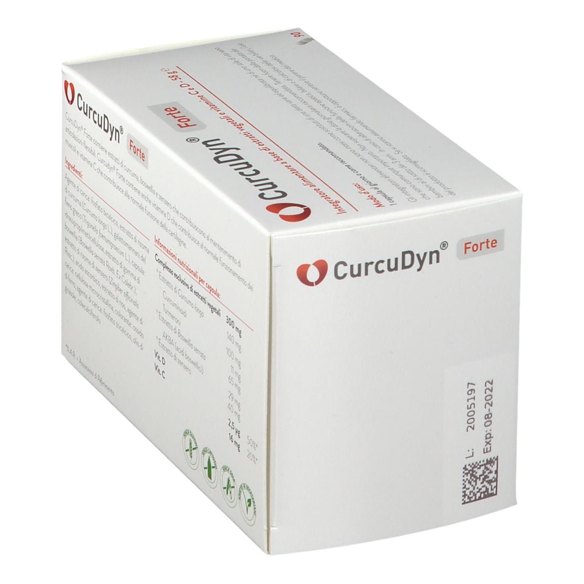 CURCUDYN FORTE 90 CAPSULE SENZA GLUTINE SENZA LATTOSIO