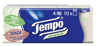 Tempo Natural&Soft Fazzoletti per naso 10 pezzi