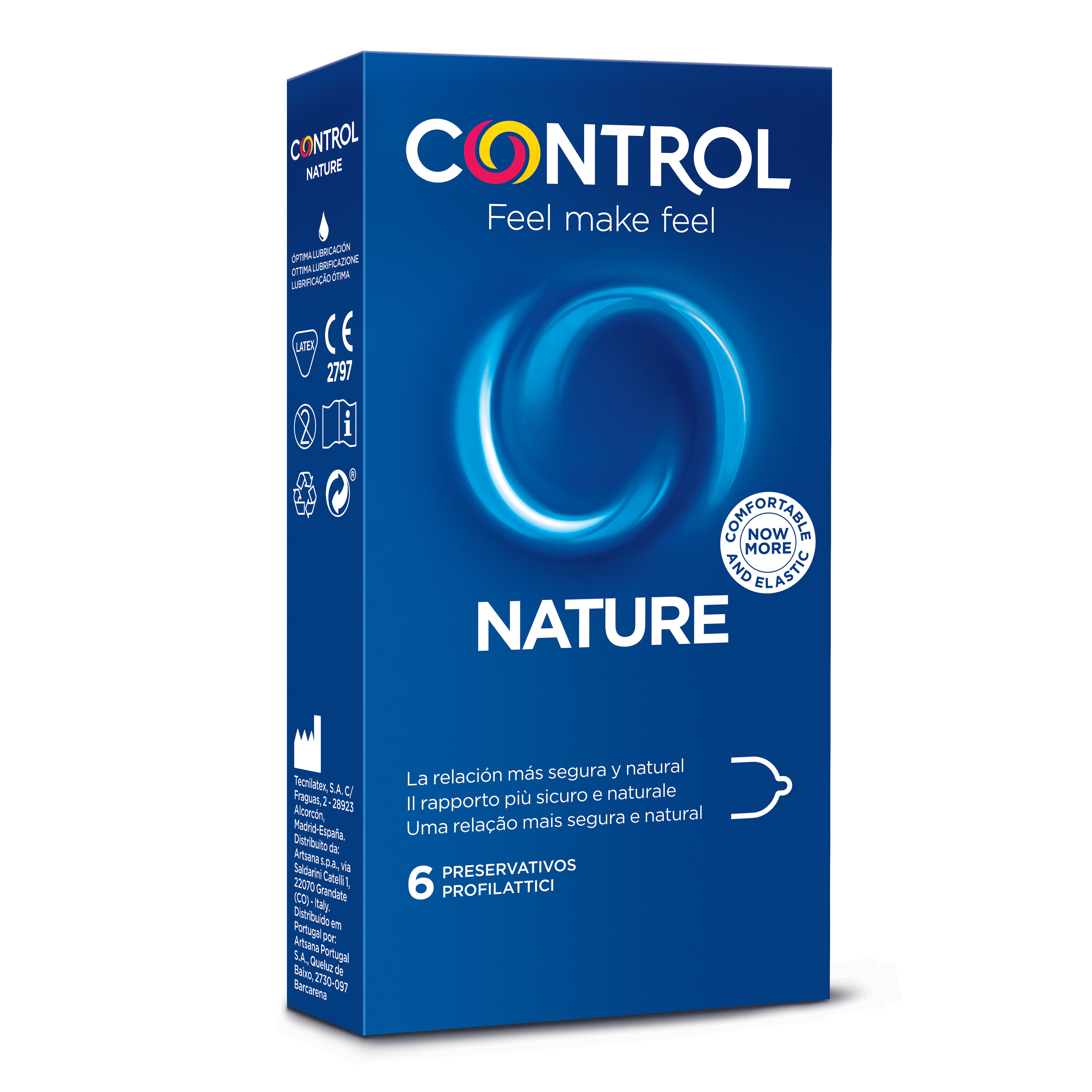 Profilattico Control Nature 2,0 3 Pezzi