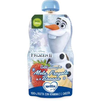 POUCH DISNEY FROZEN MELA FRAGOLA BANANA 110 G POUCH DISNEY FROZEN MELA FRAGOLA BANANA 110 G