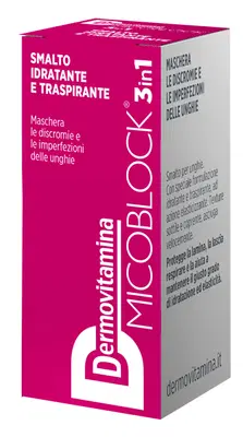 DERMOVITAMINA MICOBLOCK 3 IN 1 SMALTO IDRATANTE E TRASPIRANTE FUCSIA 5 ML DERMOVITAMINA MICOBLOCK 3 IN 1 SMALTO IDRATANTE E TRASPIRANTE FUCSIA 5 ML
