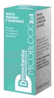 DERMOVITAMINA MICOBLOCK 3 IN 1 SMALTO IDRATANTE E TRASPIRANTE TURCHESE 5 ML