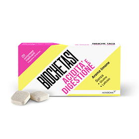 Biochetasi Acidita' E Digestione 20 Compresse Masticabili Aroma Limone