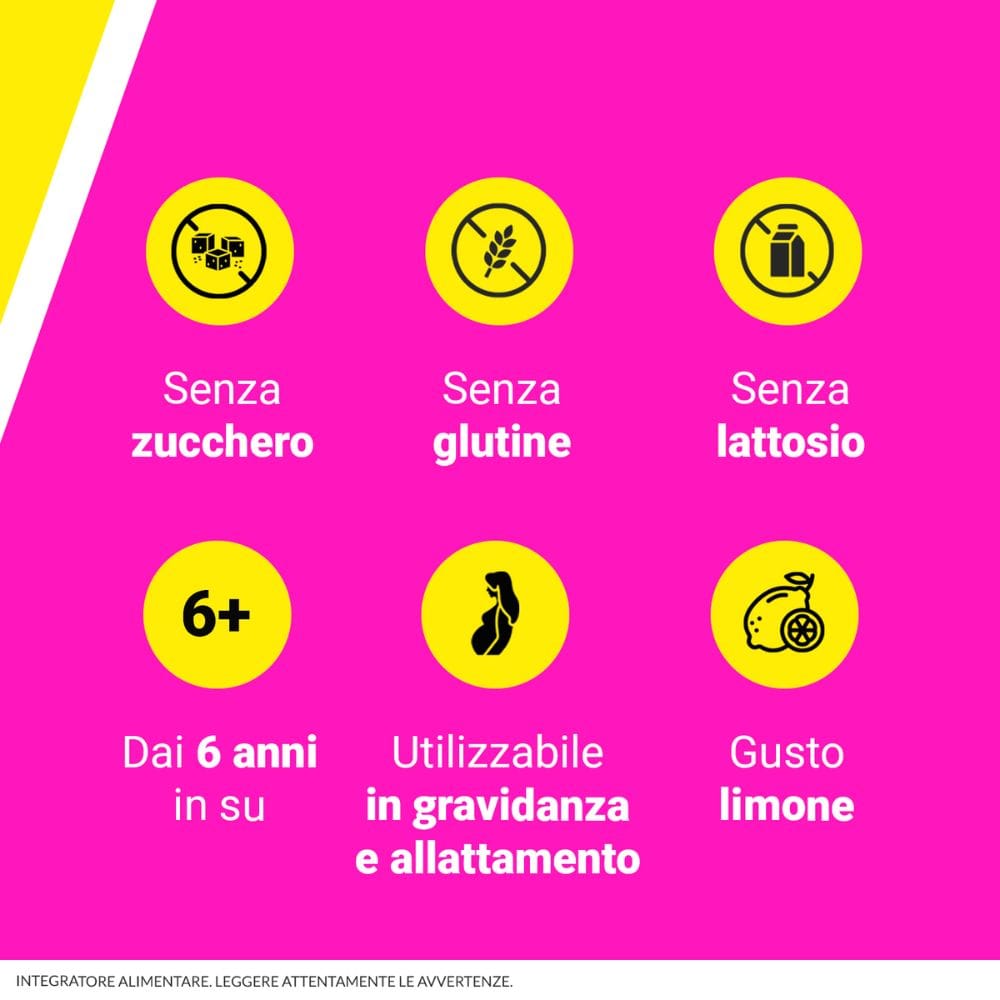 BIOCHETASI ACIDITA' 20 COMPRESSE MASTICABILI AROMA LIMONE SENZA GLUTINE SENZA LATTOSIO