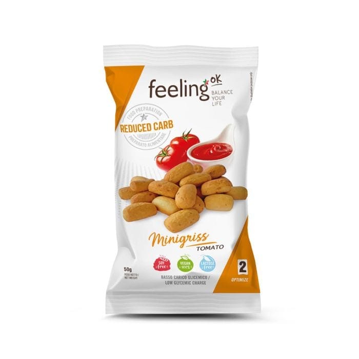 Feeling Ok Mini Grissini Tomato Optimize 50 G