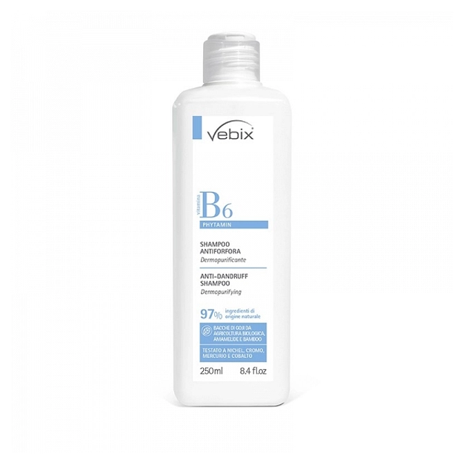 Vebix Phytamin Shampoo Antiforfora Dermopurificante 250 Ml