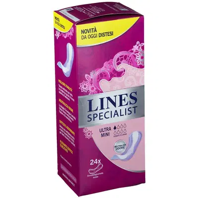 PANNOLONE SAGOMATO LINES SPECIALIST ULTRAMINI 24 PEZZI FARMA PANNOLONE SAGOMATO LINES SPECIALIST ULTRAMINI 24 PEZZI FARMA