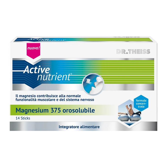 Theiss Active Nutrient Magnesium 375 14 Stick Orosolubili