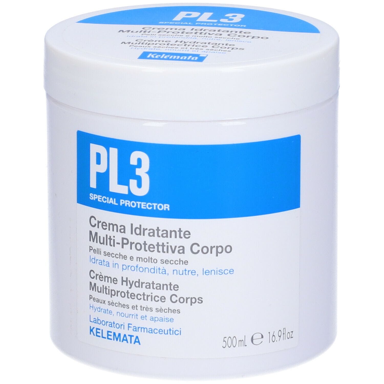 PL3 CREMA IDRATANTE MULTIPROTETTIVA CORPO 500 ML