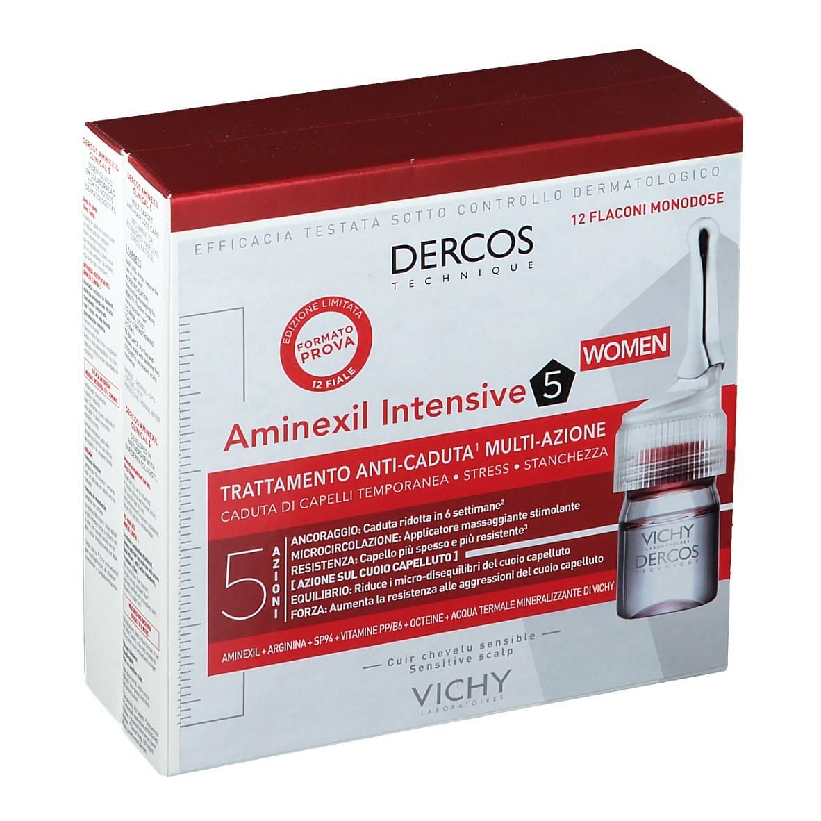 Dercos Aminexil Donna 12 Fiale 6 Ml