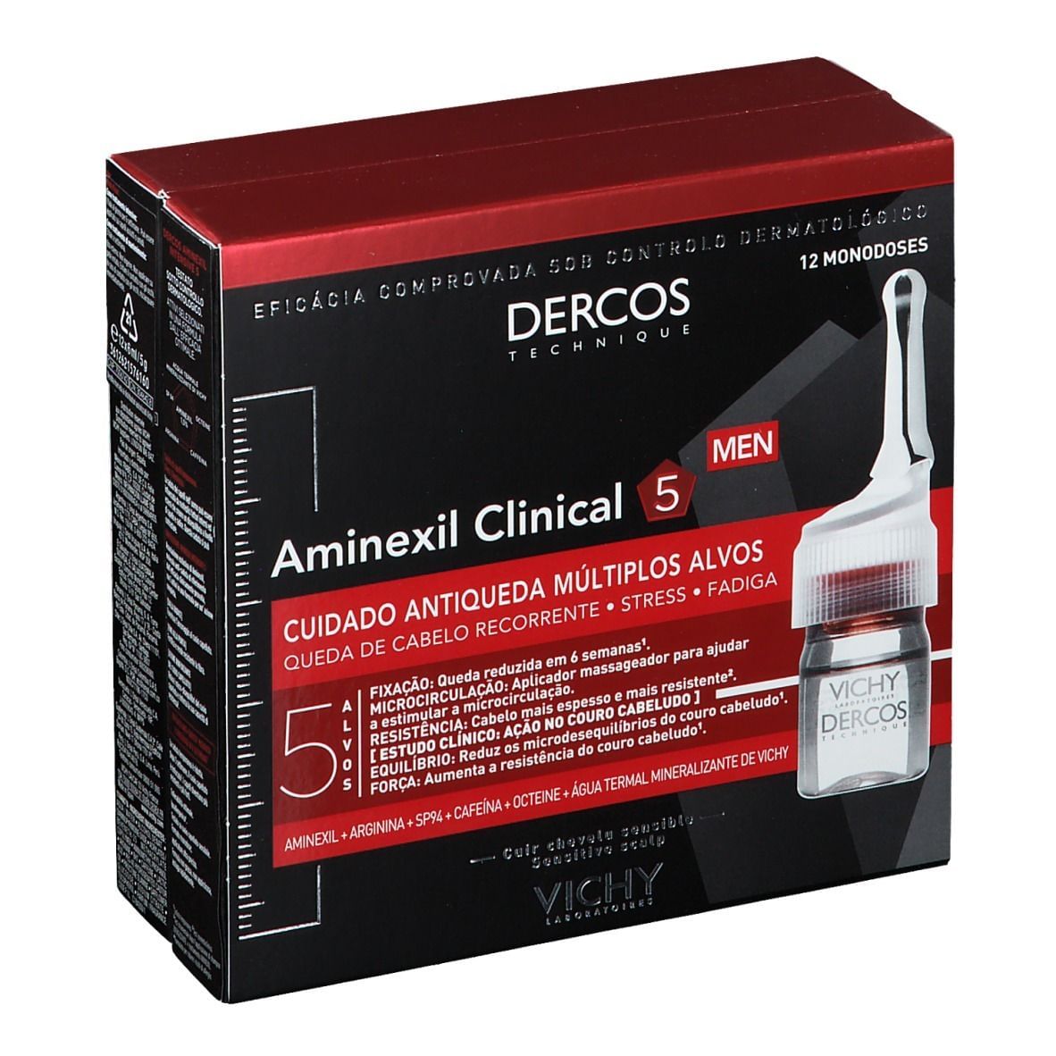 DERCOS AMINEXIL UOMO 12 FIALE 6 ML