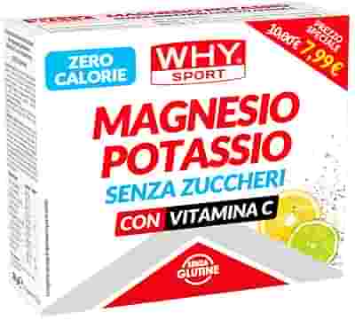 WHYSPORT MAGNESIO POTASSIO SENZA ZUCCHERI 10 BUSTINE AGRUMI