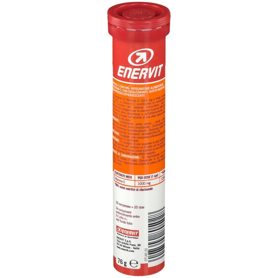 ENERVIT VITAMINA C1000 20 COMPRESSE EFFERVESCENTI