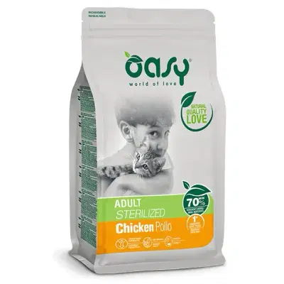 OASY DRY CAT ADULT STERILIZED 300 G NEW PACK OASY DRY CAT ADULT STERILIZED 300 G NEW PACK