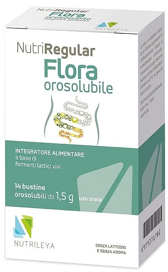 Nutriregular Flora 14 Bustine Orosolubili