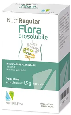 NUTRIREGULAR FLORA 14 BUSTINE OROSOLUBILI NUTRIREGULAR FLORA 14 BUSTINE OROSOLUBILI