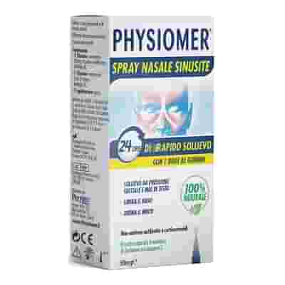 PHYSIOMER SPRAY NASALE SINUSITE 2 PEZZI 1 FLACONE DA 50 MG DI ESTRATTO DI CICLAMINO NATURALE LIOFILIZZATO + 1 FIALE DA 5 ML DI SOLVENTE