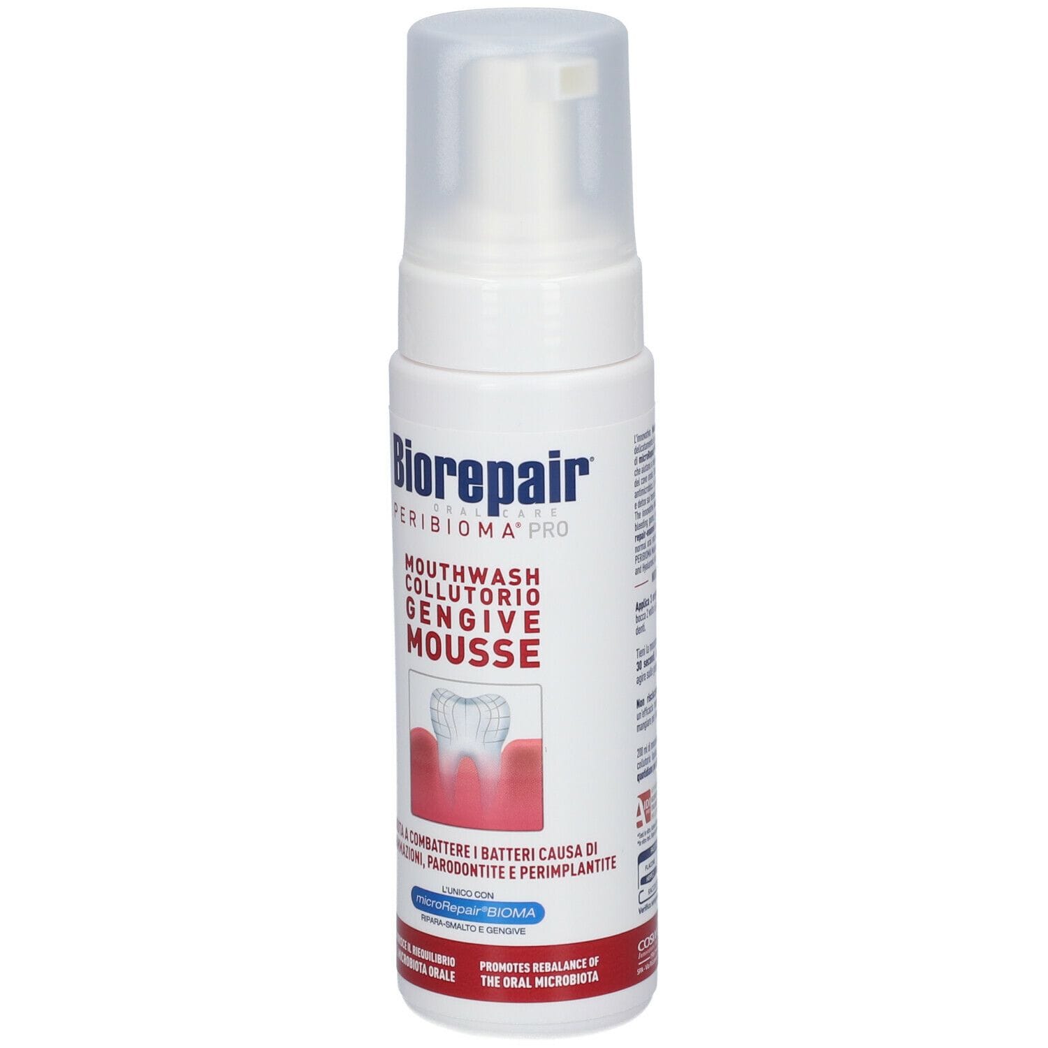 BIOREPAIR ORAL CARE PERIBIOMA PRO COLLUTORIO GENGIVE MOUSSE 200 ML