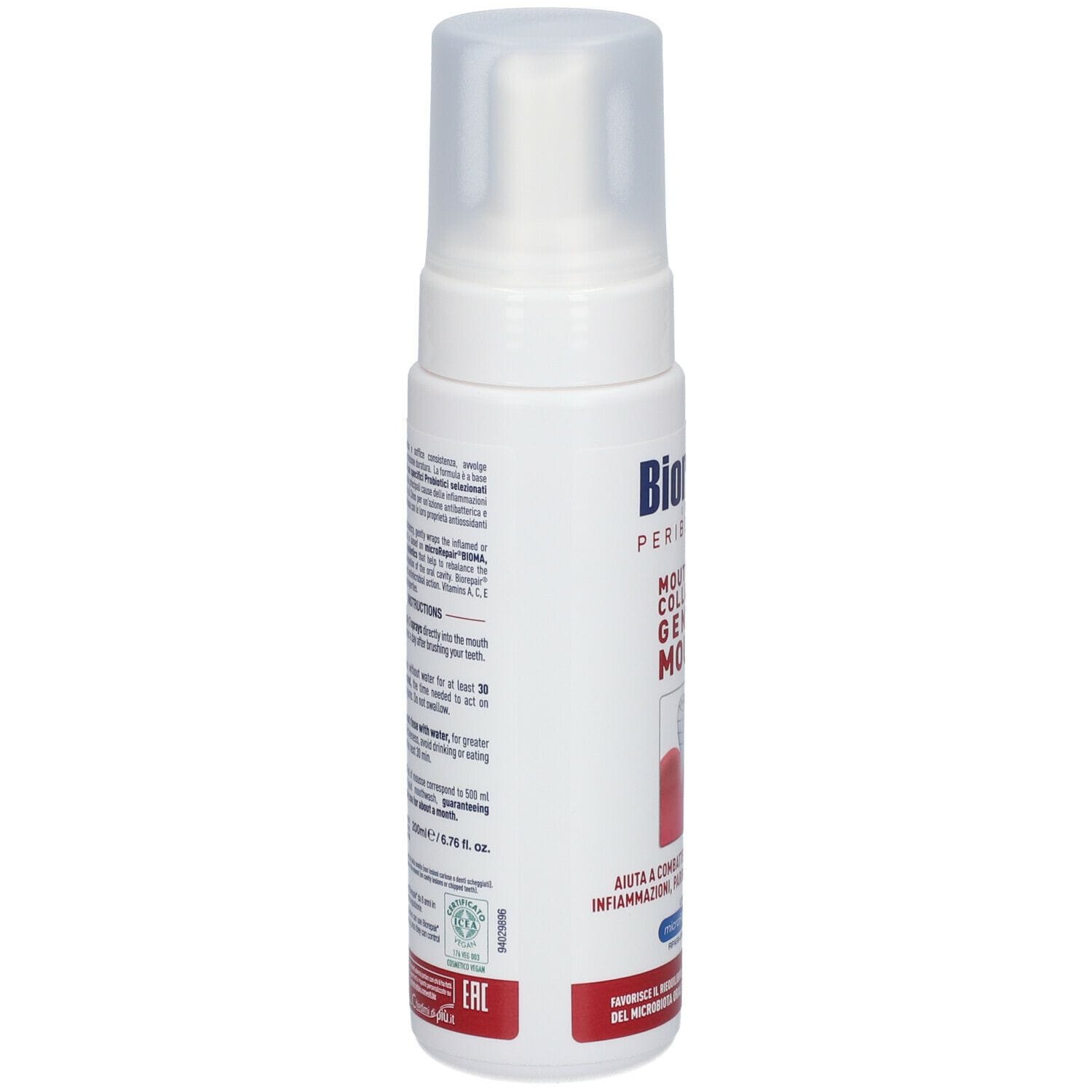 BIOREPAIR ORAL CARE PERIBIOMA PRO COLLUTORIO GENGIVE MOUSSE 200 ML