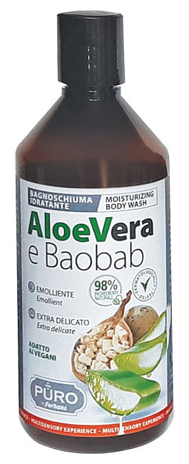 Puro Bagnoschiuma Aloe E Baobab 500 Ml