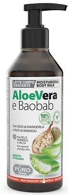 PURO LATTE E CORPO ALOE E BAOBAB 250 ML PURO LATTE E CORPO ALOE E BAOBAB 250 ML