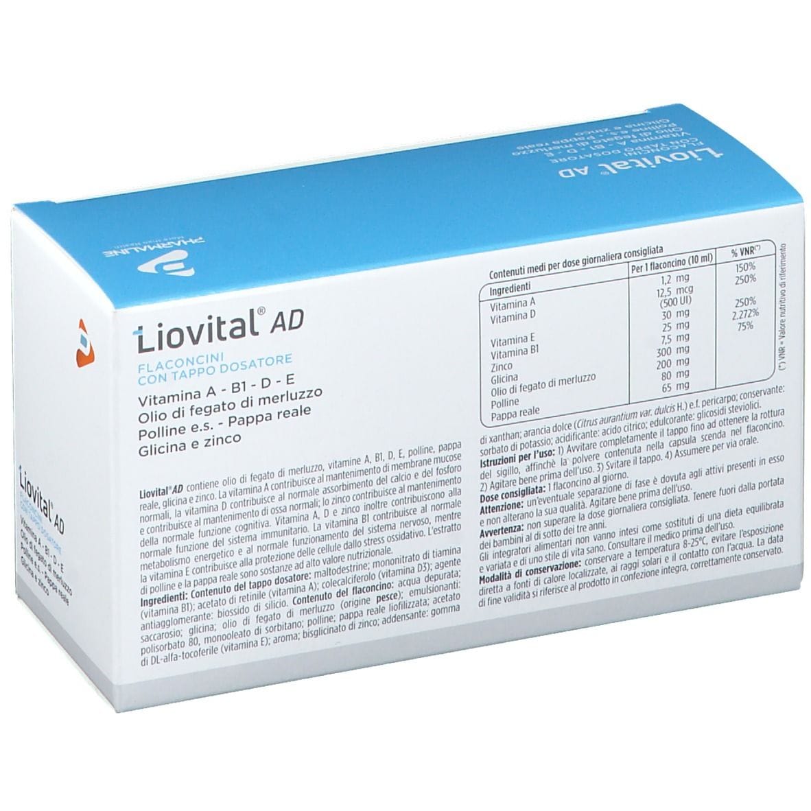 LIOVITAL AD 10 FLACONCINI DA 10 ML