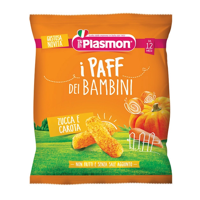 Plasmon Dry Snack Paff Zucca Carote 15 G
