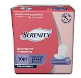 SERENITY ASSORBENTE ANATOMICO TRASPIRANTE MAXI PLUS 10 PEZZI