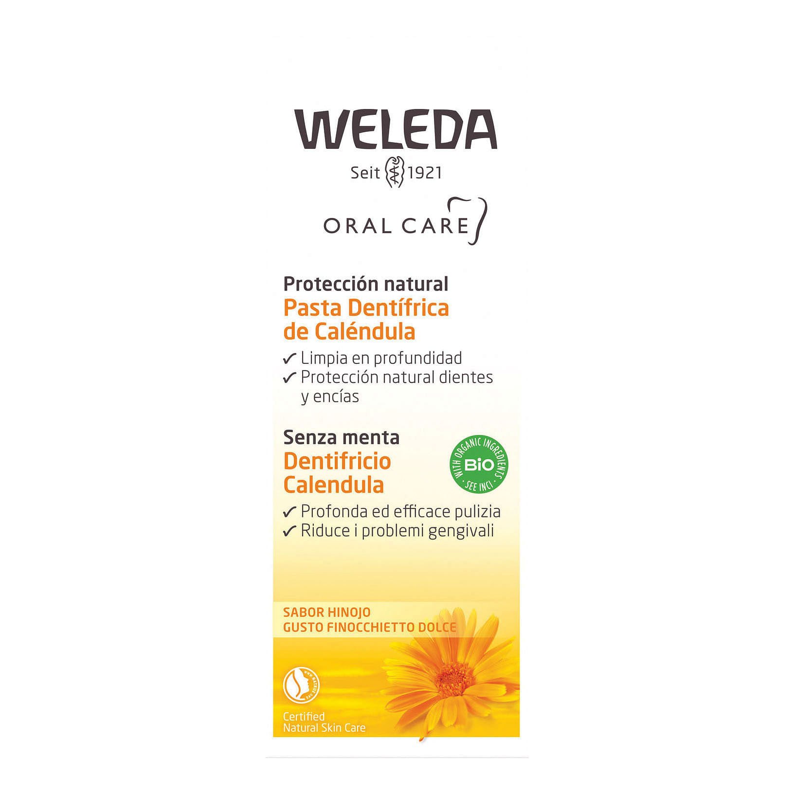 Oral Care Dentifricio Calendula 75 Ml