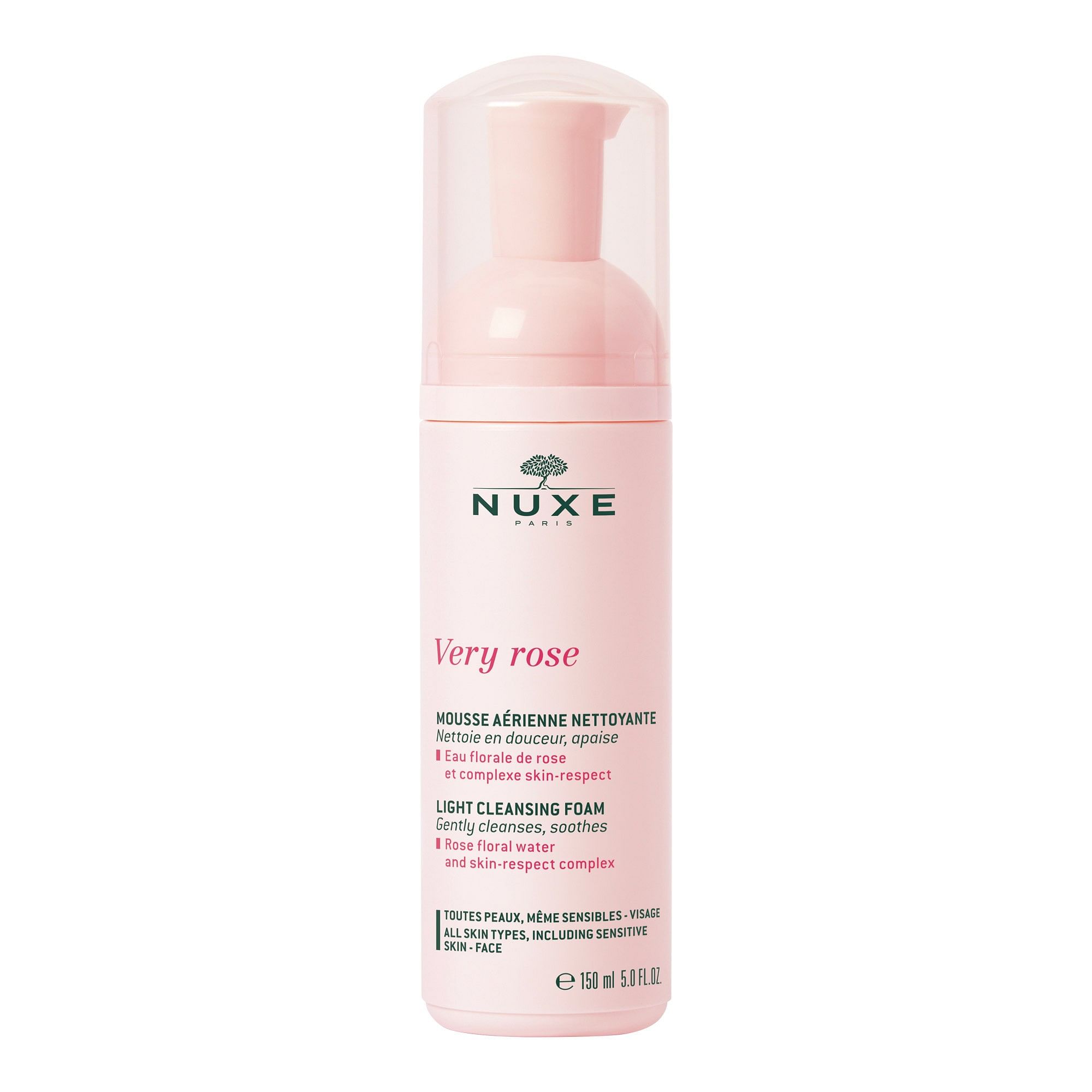 Nuxe Very Rose Mousse Leggera Detergente 150 Ml