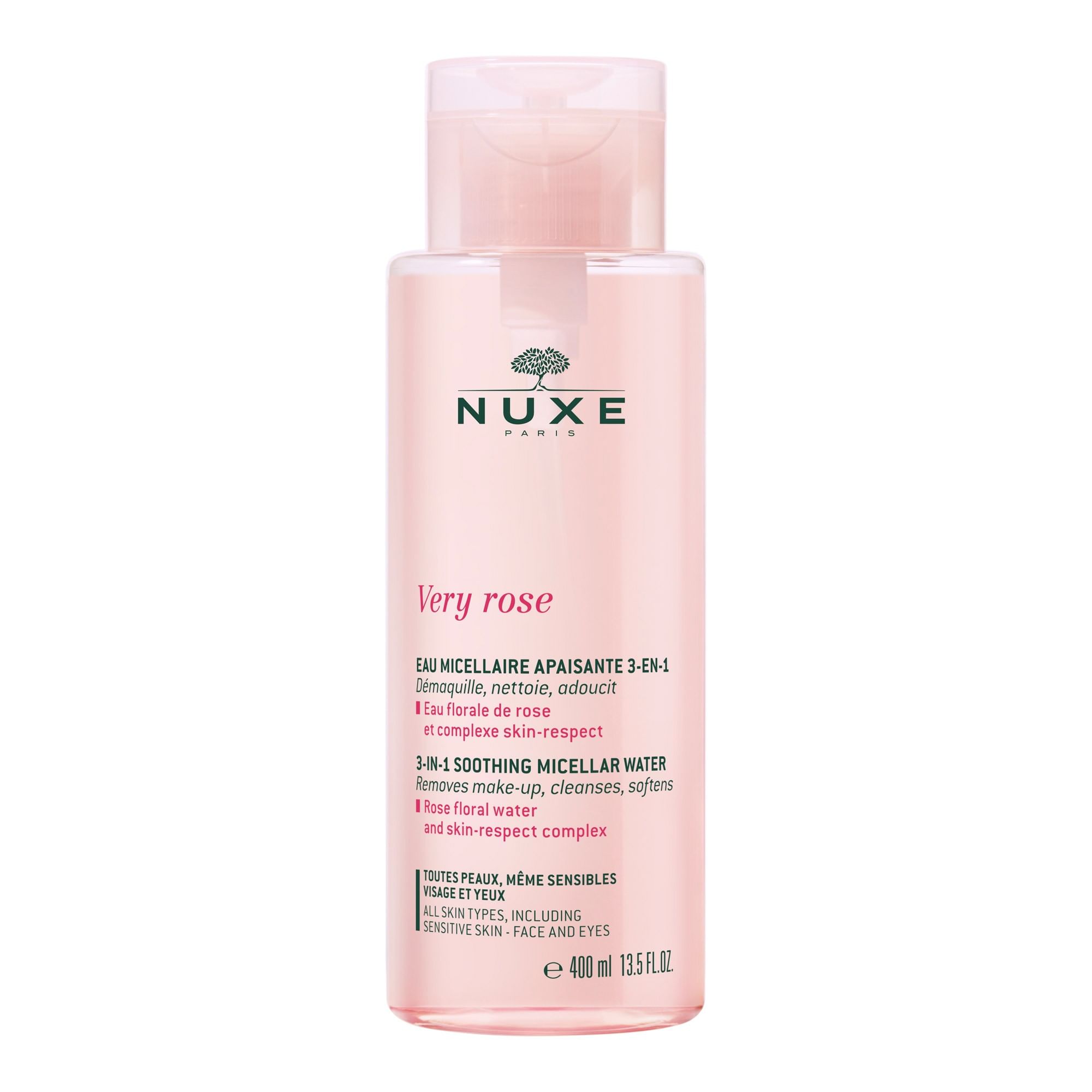 NUXE VERY ROSE ACQUA MICELLARE LENITIVA 3 IN 1 400 ML